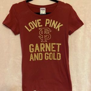 FSU Garnet and Gold shirt that sparkles ✨
